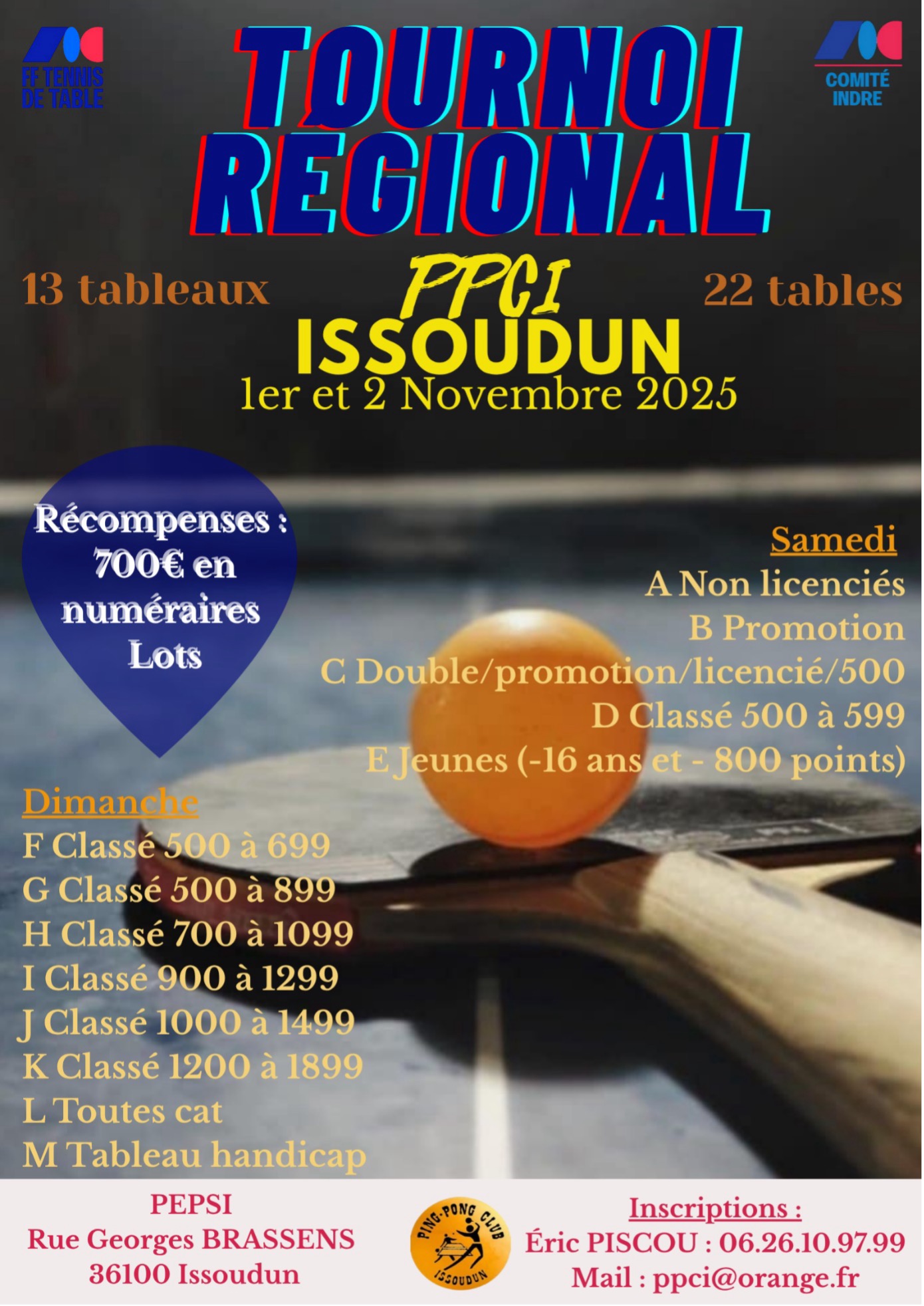 Tournoi régional Issoudun 2025