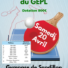 1er Tournoi Régional du GEPL