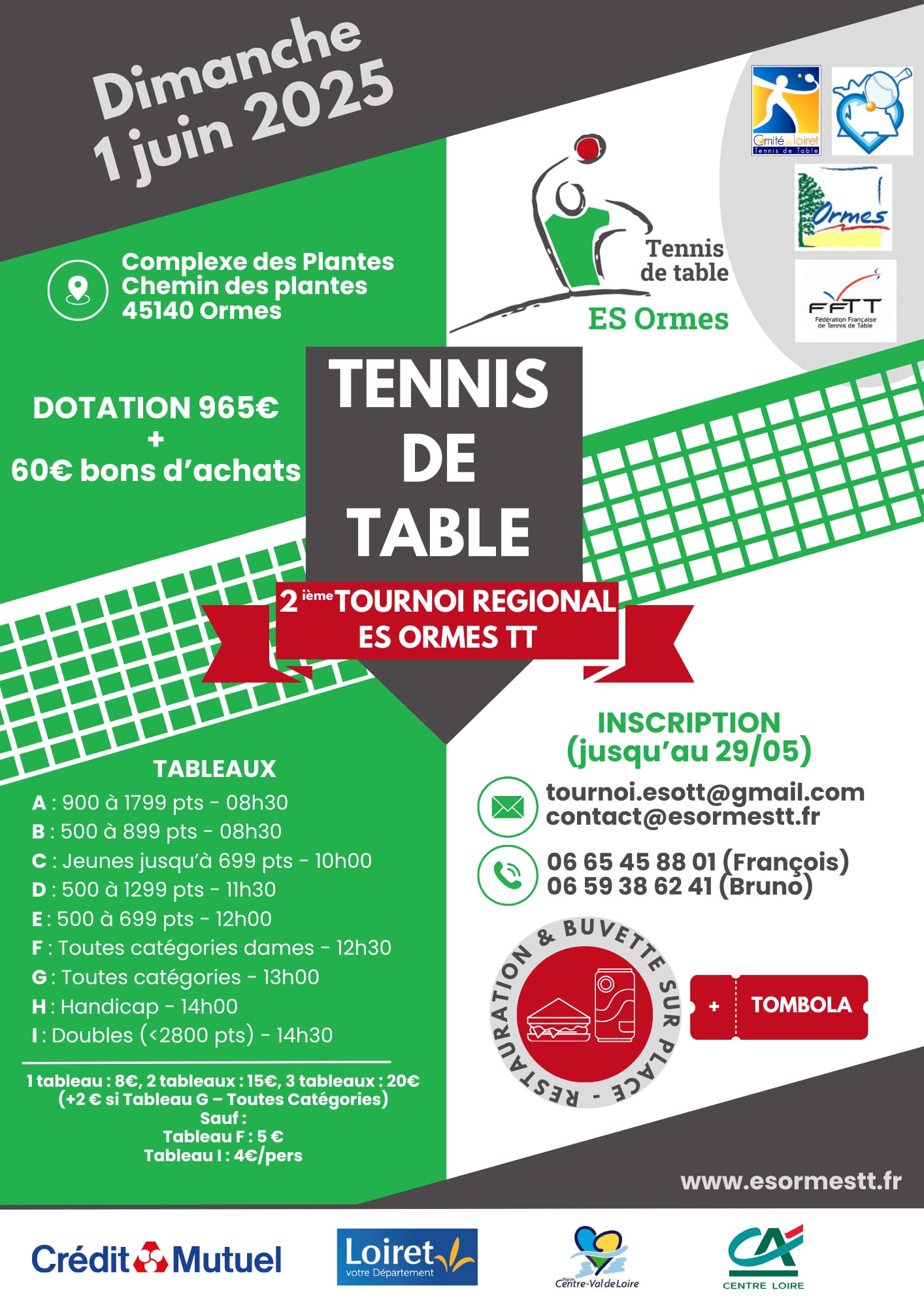 Tournoi Régional Ormes