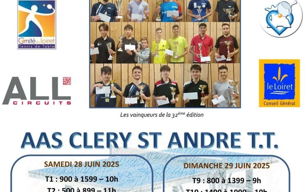 Tournoi national B Cléry 2025