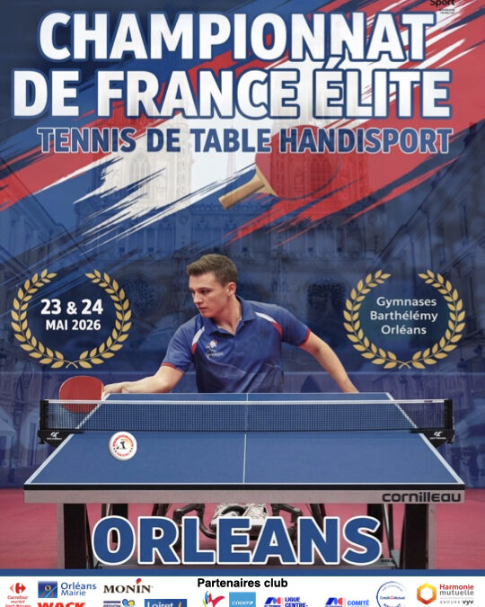 Championnat de France élite handisport 2026 St Marceau Orléans