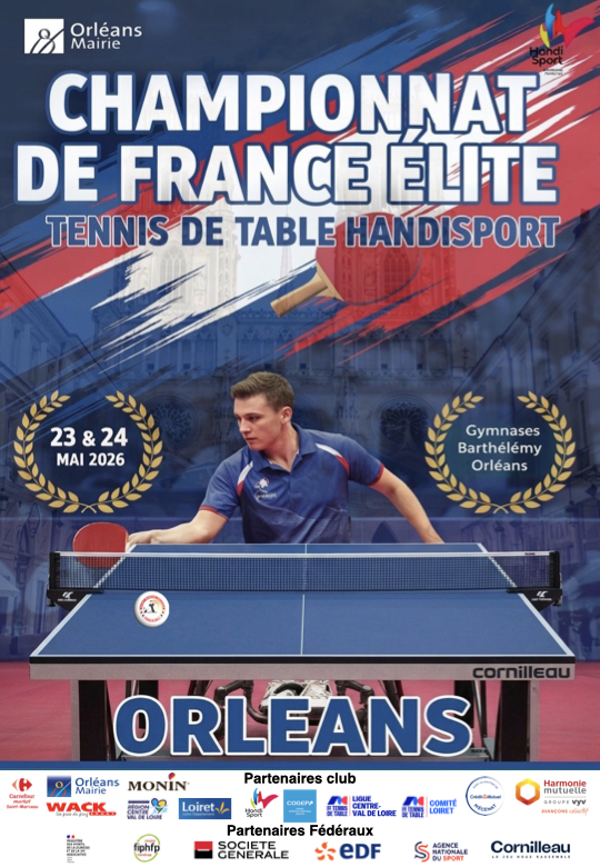 Championnat de France élite handisport 2026 St Marceau Orléans