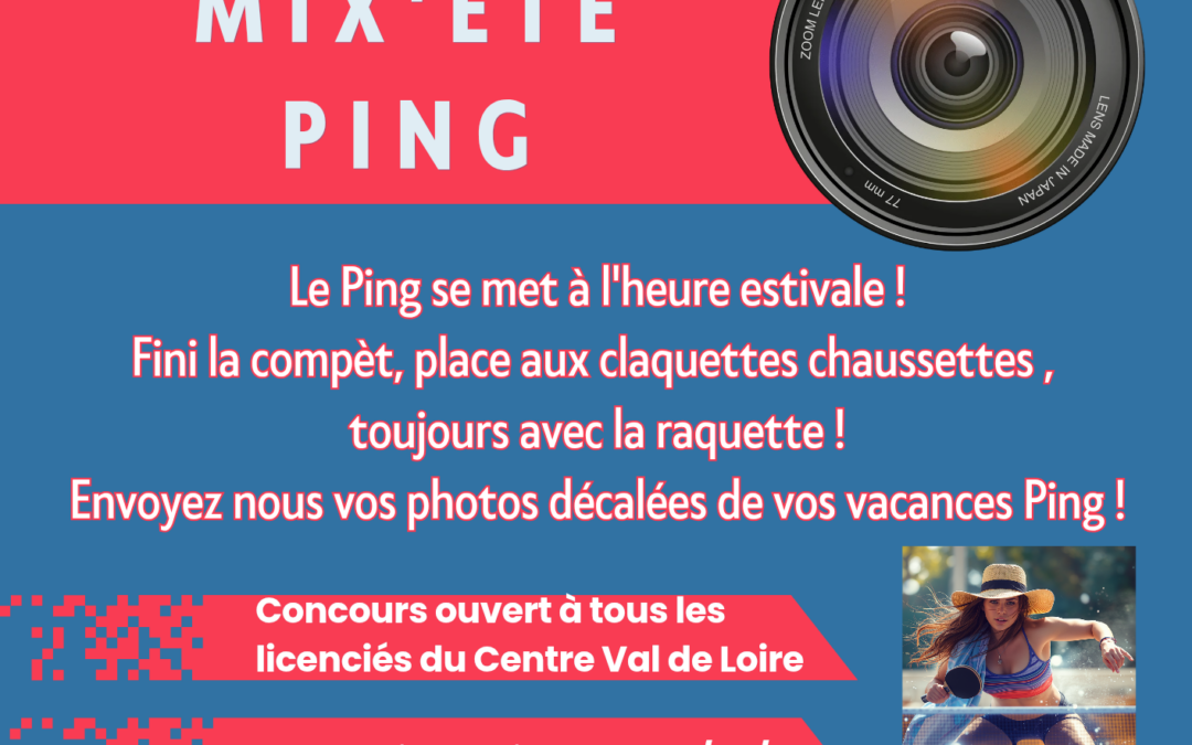 Concours photo « Mix&rsquo;été ping »