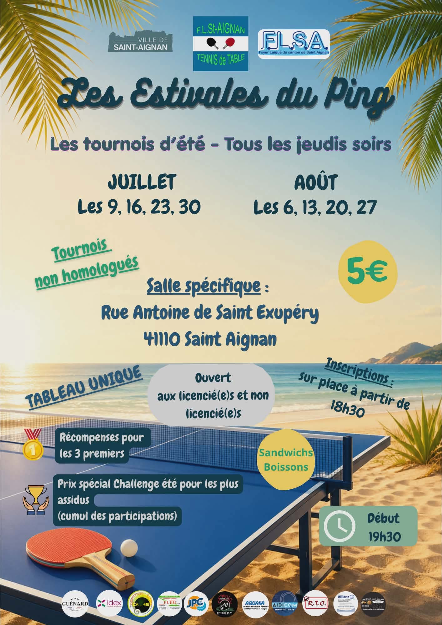 Tournoi d'été St Aignan 2026