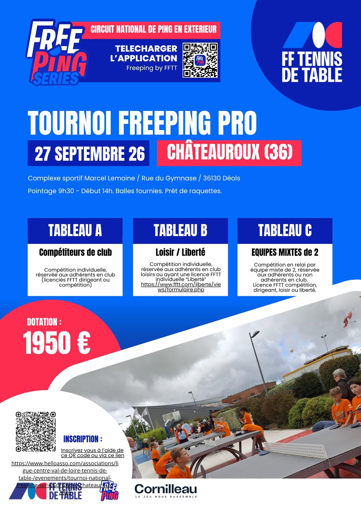Tournoi national FreePing Series - ProxiPro Châteauroux 2026